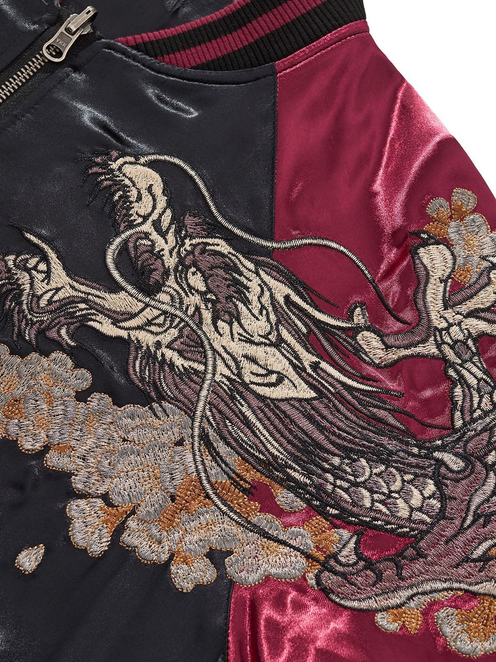 Mens Loose Fit Polyester Embroidered Chinese Style Jacket