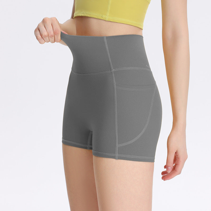 Cloud-feel High-waist Butt-lifting Thin Elastic Three-quarter-length Pants