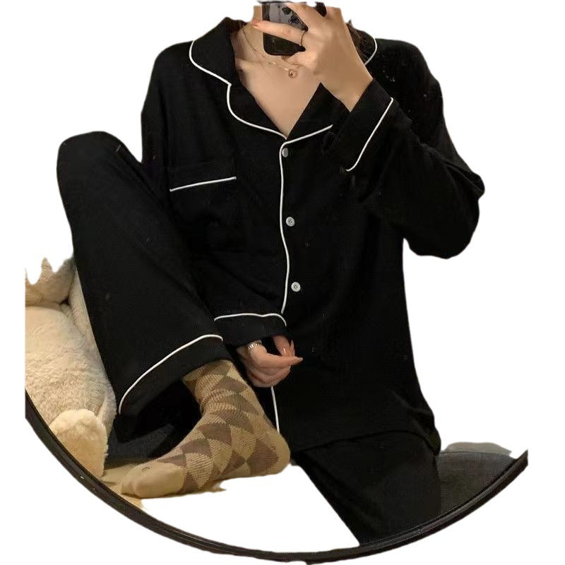 New Women's Pajamas Long-sleeve Thin Casual And Super-comfy Loungewear Set
