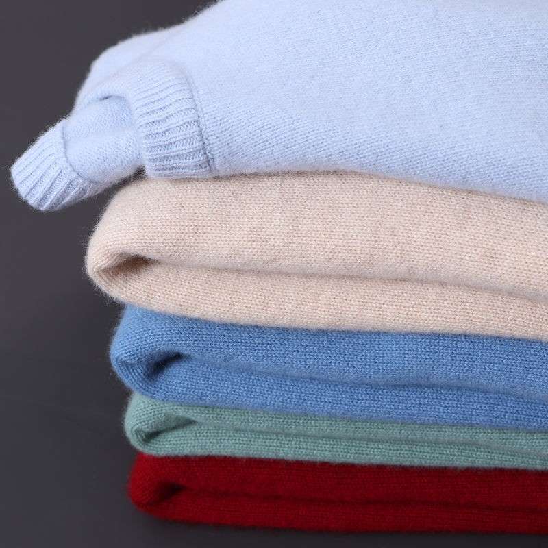 Crew-neck Men's Knitted Base-layer Slim-fit Casual Sweater