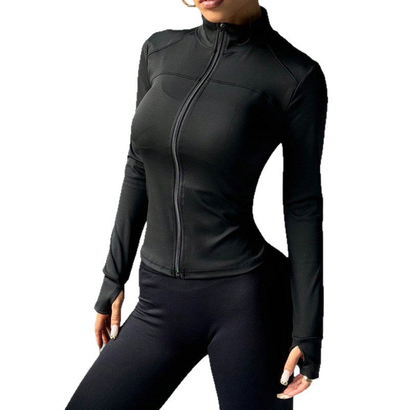 Women's Long-sleeve Yoga Tops And Workout Jackets